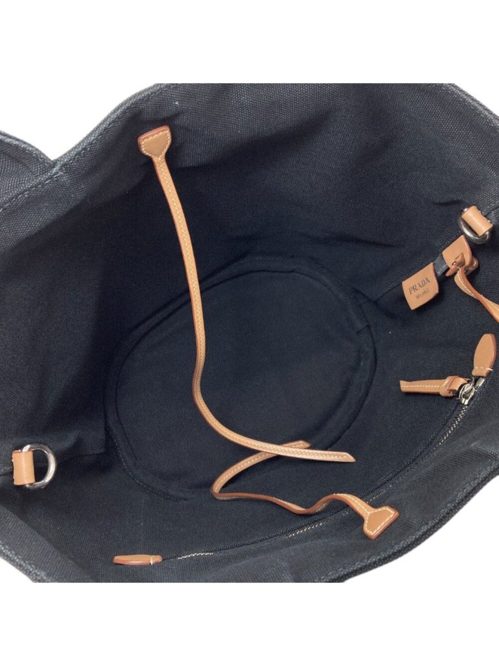 Prada Canapa 2-Way Tote Canvas - Picture 5 of 15